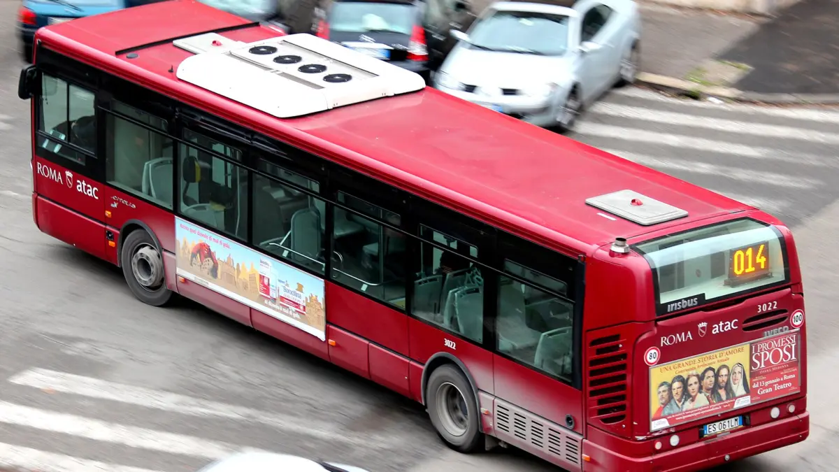 Autobus ATAC del trasporto pubblico di Roma