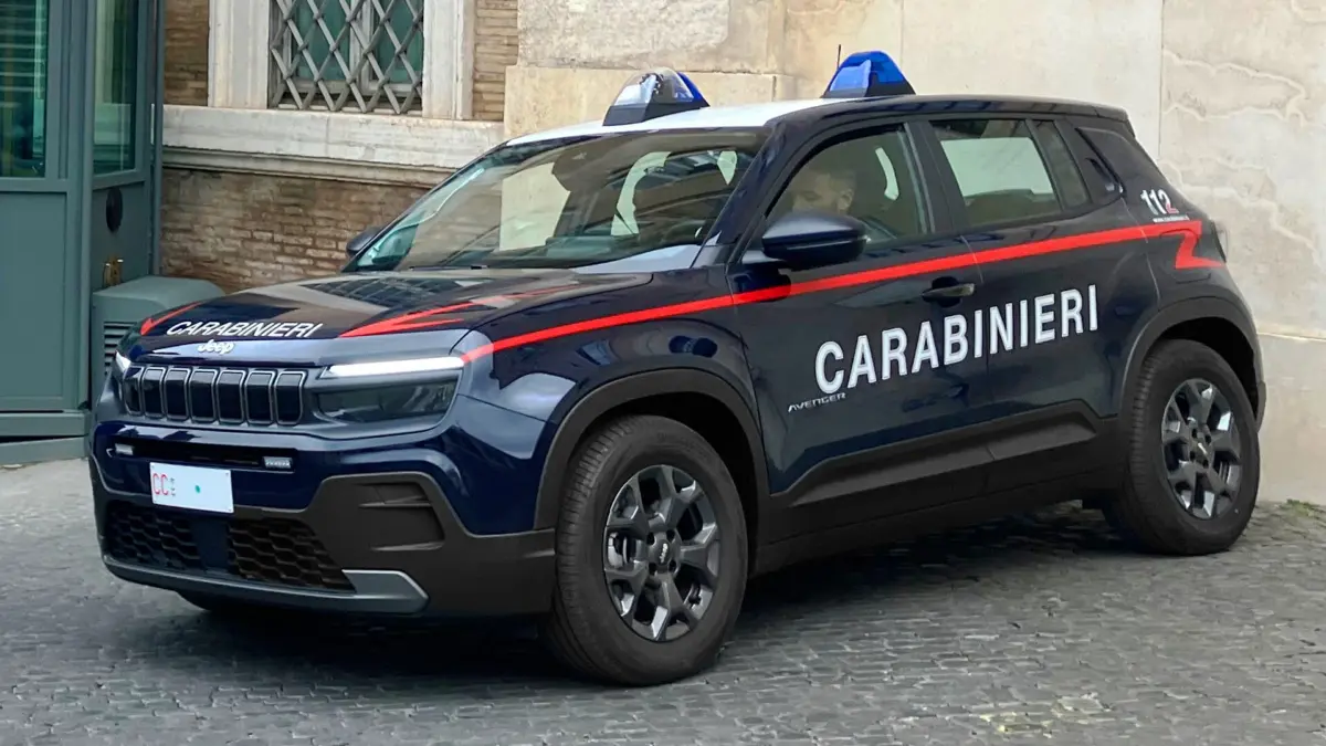 Auto di servizio dei Carabinieri