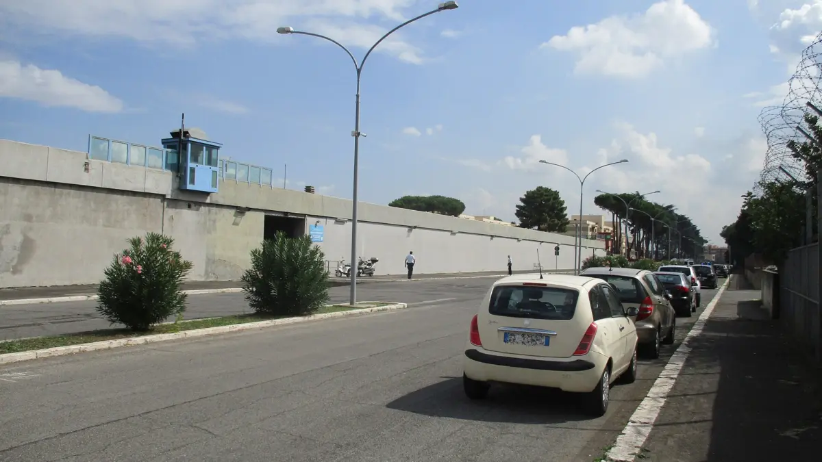 Il carcere di Rebibbia a Roma