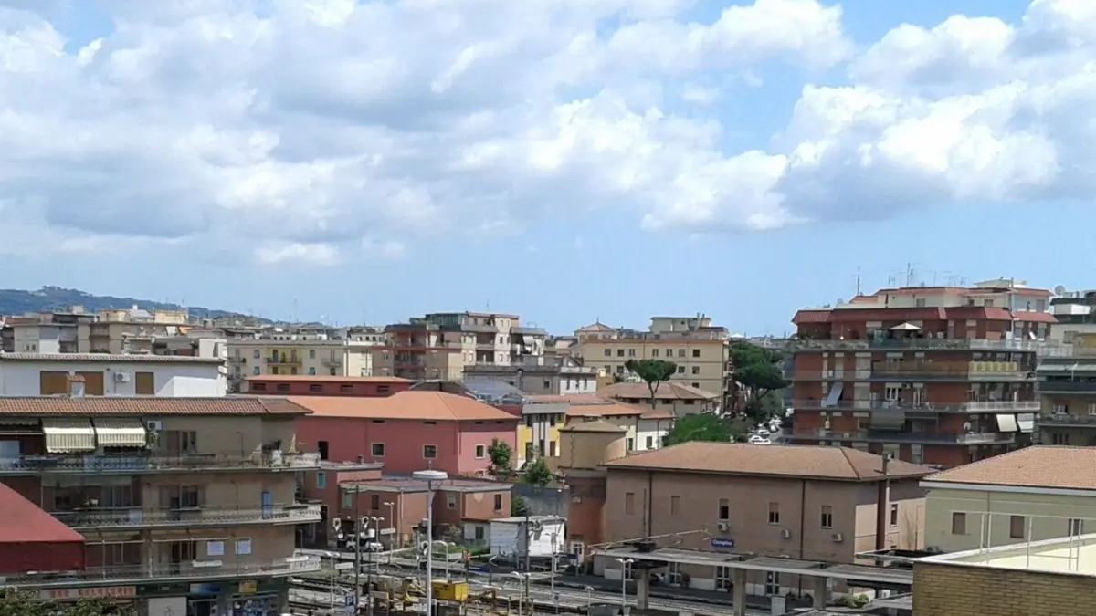 Una piazza di Ciampino
