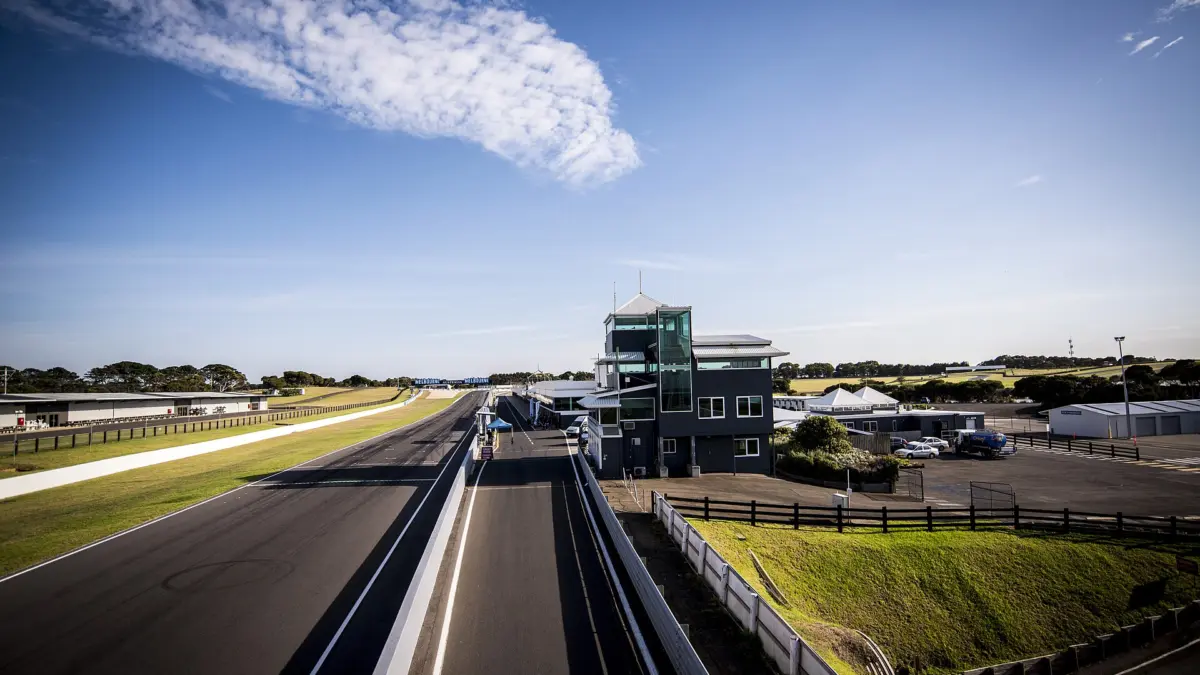 Rettilineo del circuito motociclistico di Phillip Island