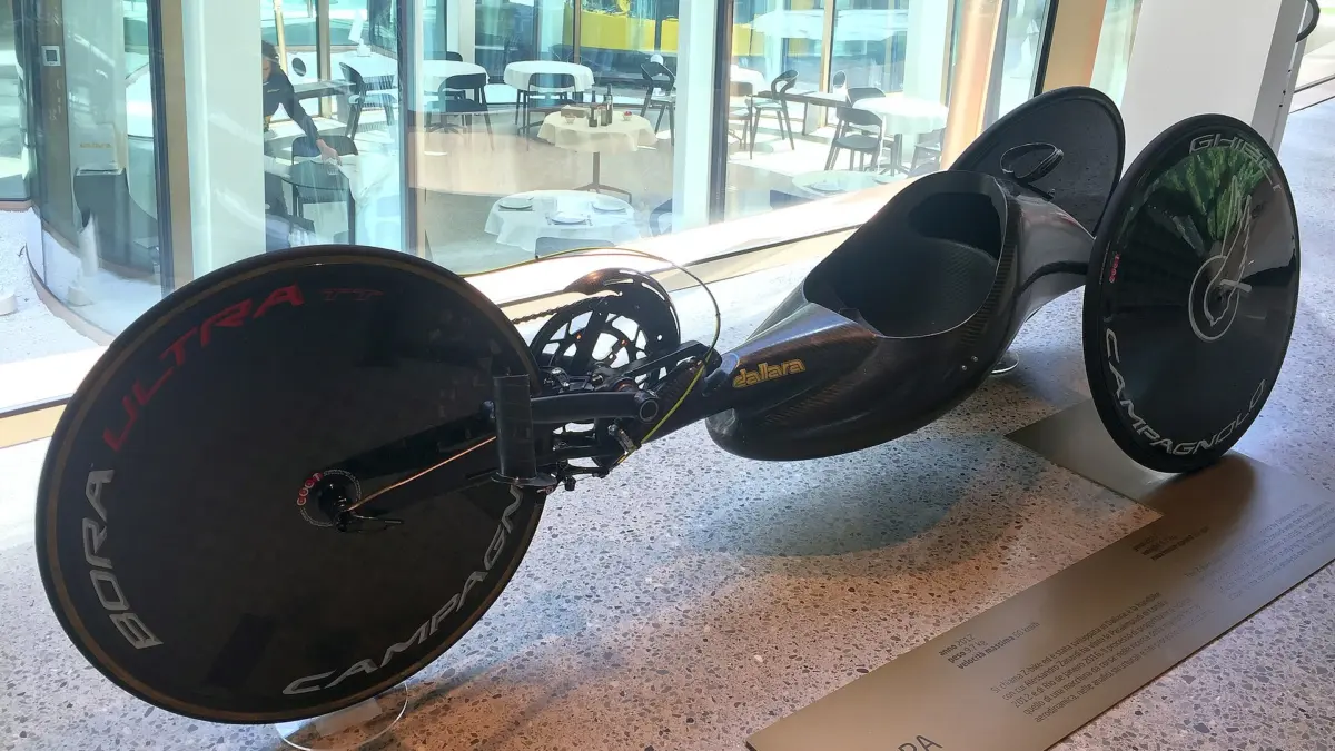 L'handbike da corsa appartenuta ad Alex Zanardi