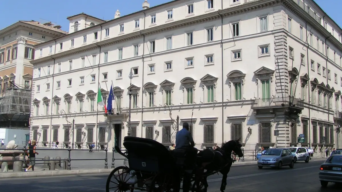 Palazzo Chigi a Roma, sede del governo