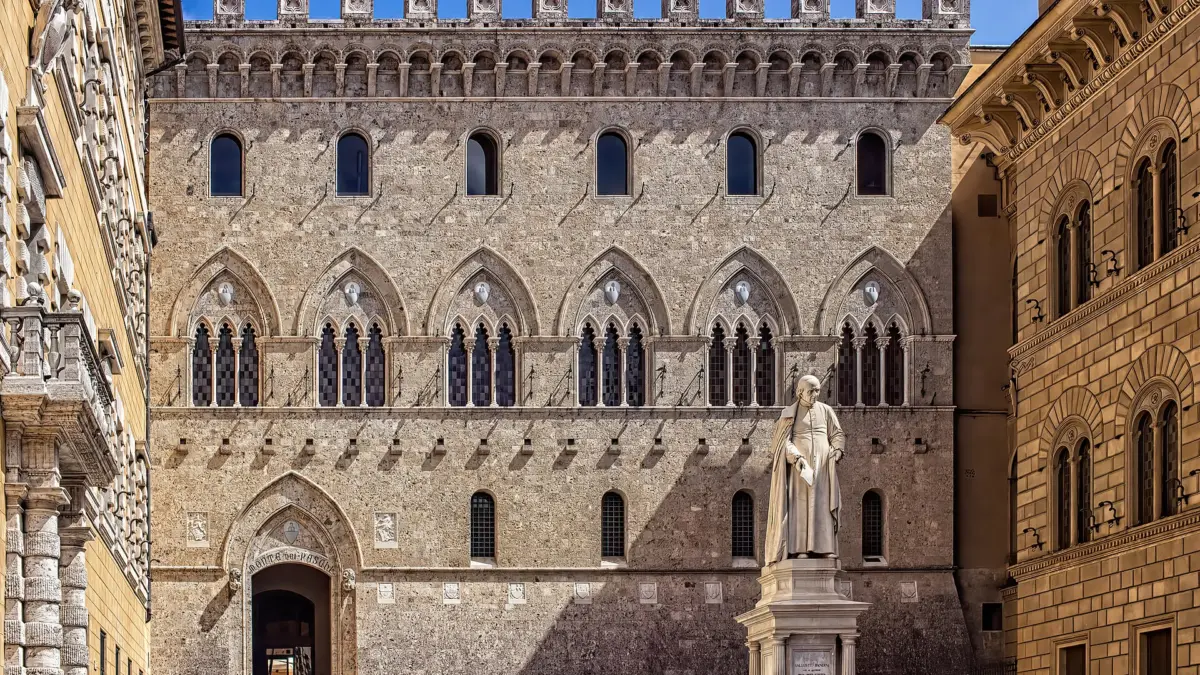 Palazzo Salimbeni a Siena, sede storica di Monte dei Paschi