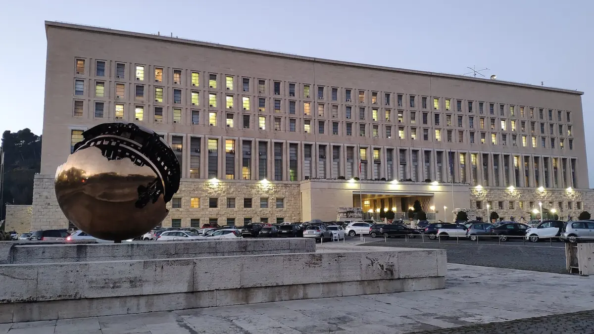 Il Palazzo della Farnesina a Roma