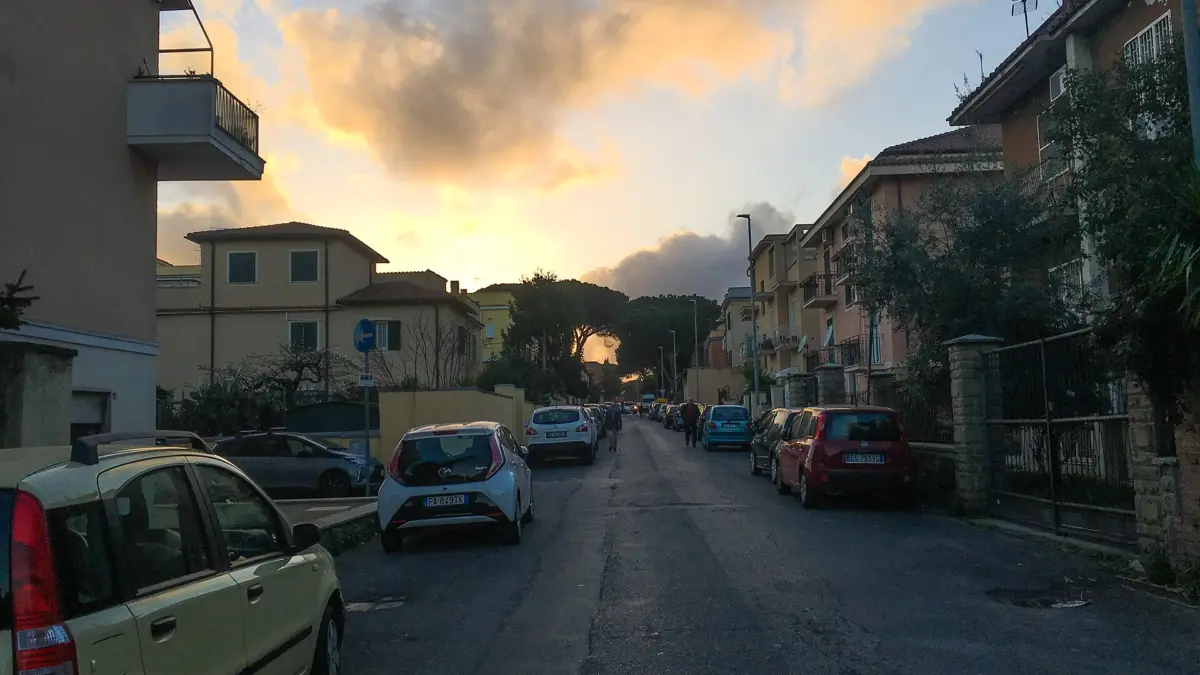 Scorcio del quartiere Quarto Miglio a Roma