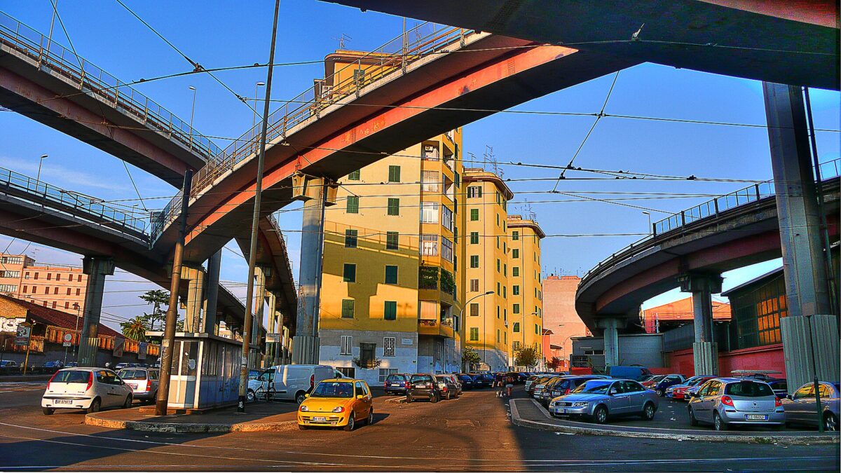 Tratto sopraelevato della Tangenziale Est a Roma