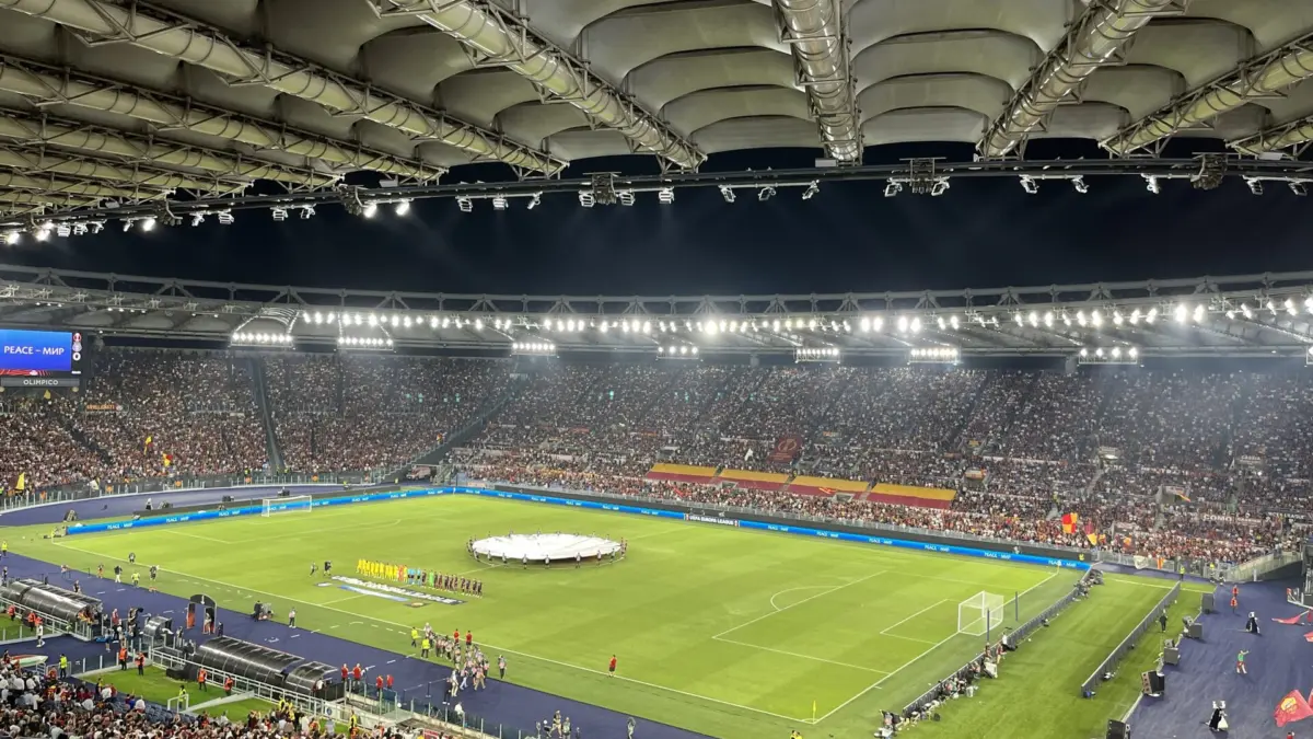 Stadio Olimpico di Roma prima di una partita