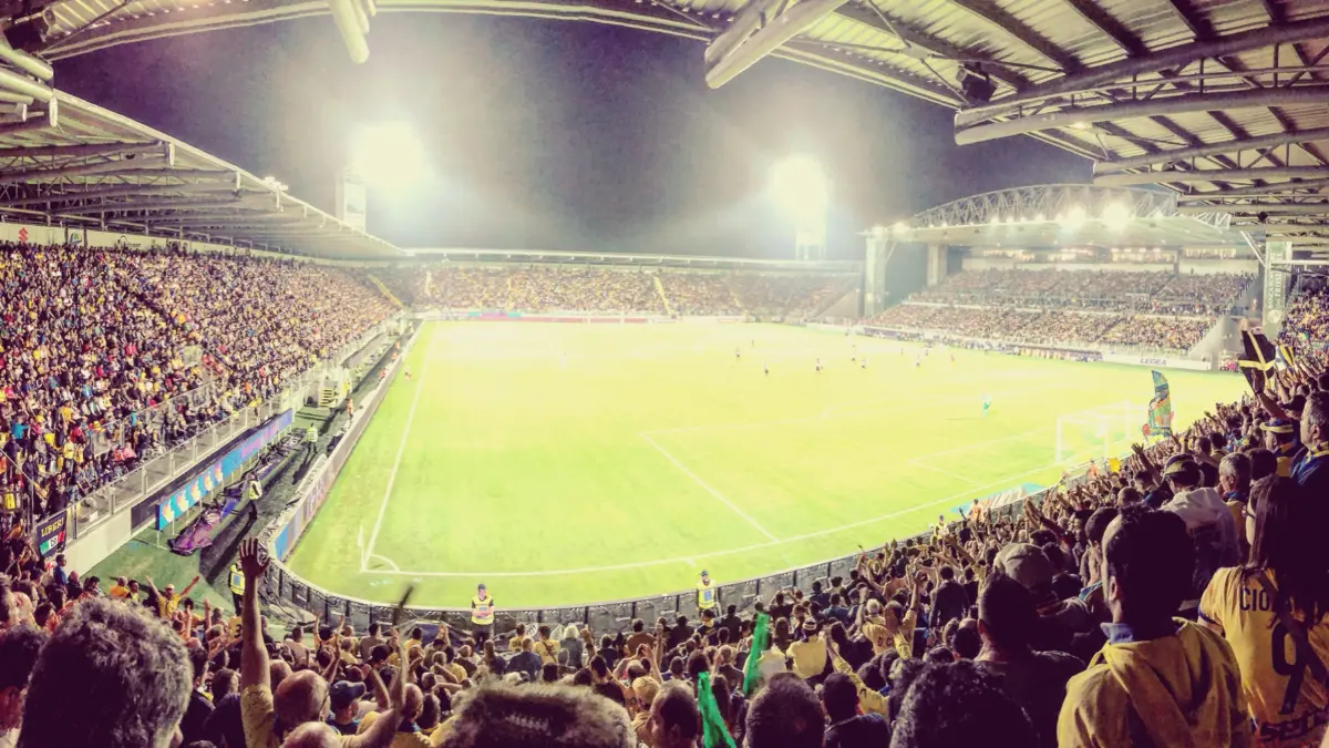 Veduta panoramica dello stadio Benito Stirpe di Frosinone