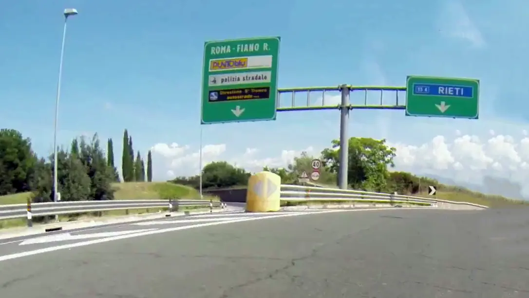 Casello autostradale dell'A1 a Fiano Romano